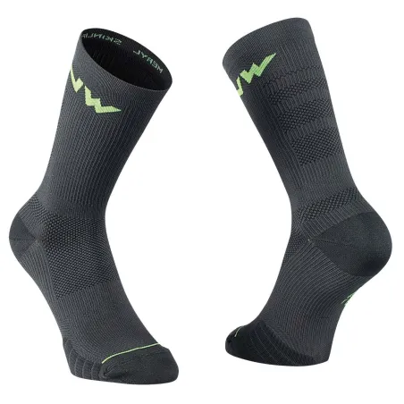 NORTHWAVE EXTREME PRO SOCK black/lime fluo
