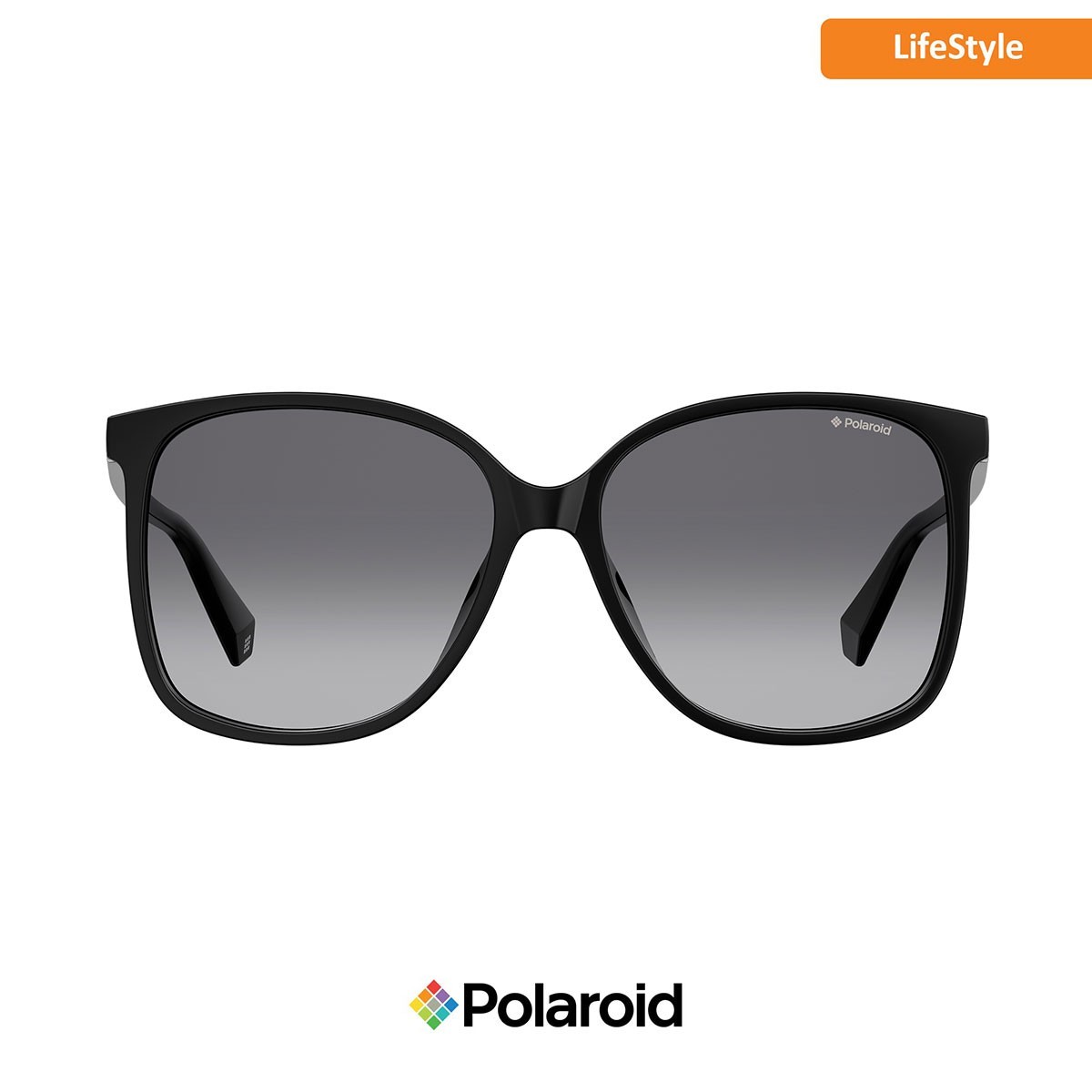 POLAROID 6096/S BLACK grey sf polarized display picture 2