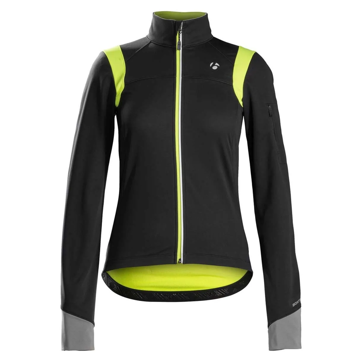 Bontrager Meraj S2 Softshell Women's Jacket/ Black/ Visibility Yellow