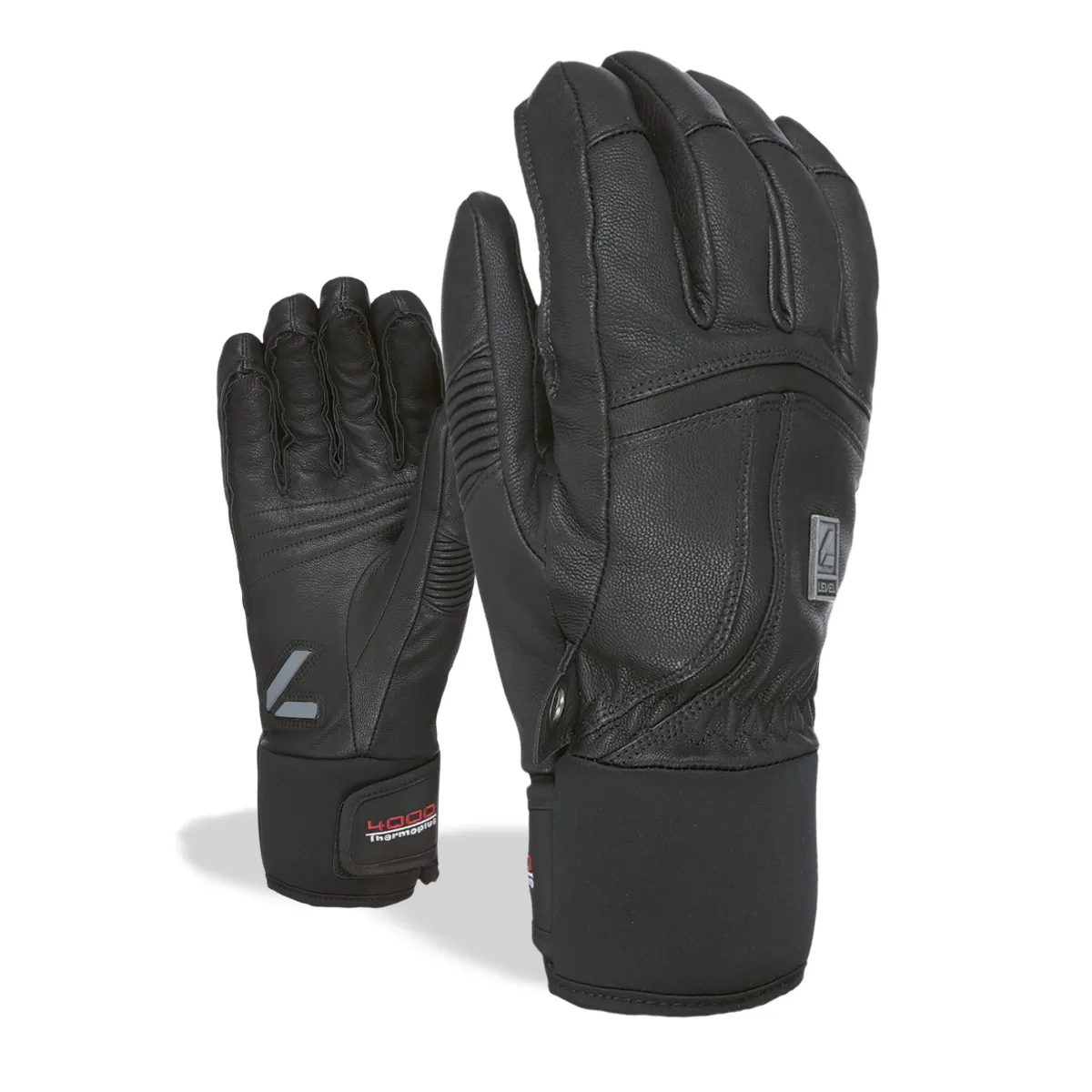 LEVEL OFF PISTE LEATHER black | Ски / Сноуборд ръкавици