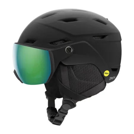 SMITH SURVEY J MIPS matte black green mirror | ски & сноуборд каска