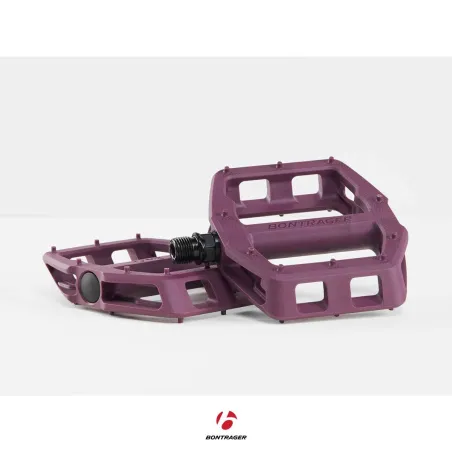 Bontrager Line Comp Flat Pedal Set Mulberry