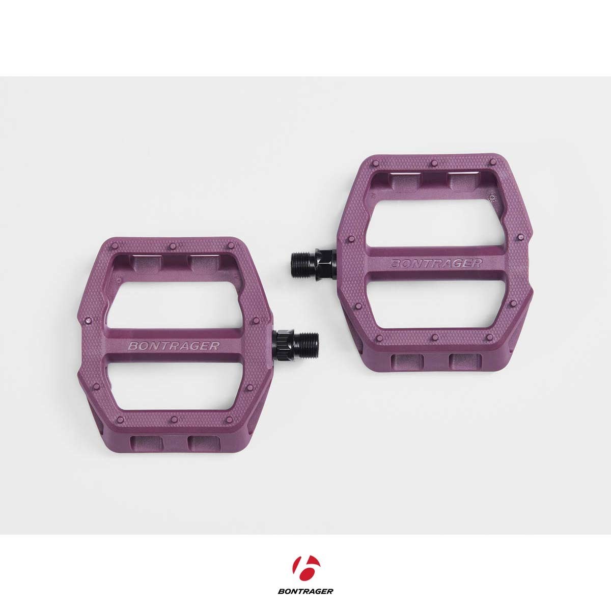 Bontrager Line Comp Flat Pedal Set Mulberry