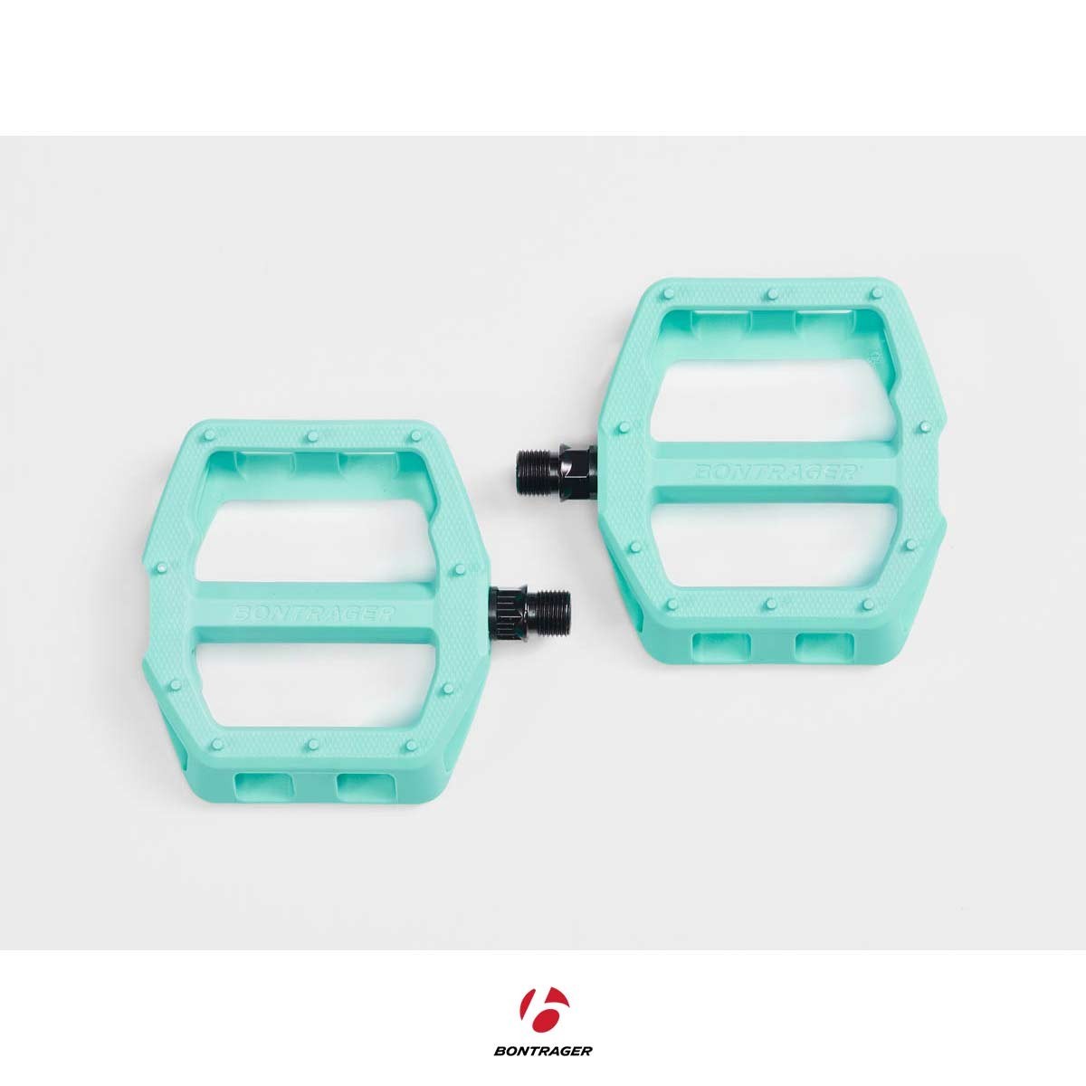 Bontrager Line Comp Flat Pedal Set Miami Green
