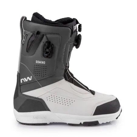 2023 NORTHWAVE DOMINO HYBRID white/dark grey | Женски Сноуборд обувки
