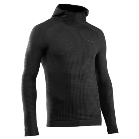 NORTHWAVE ROUTE KNIT HOODIE black | Термо суитчър