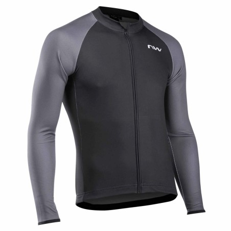 NORTHWAVE BLADE 4 JERSEY LS black/dark grey | Bike jersey