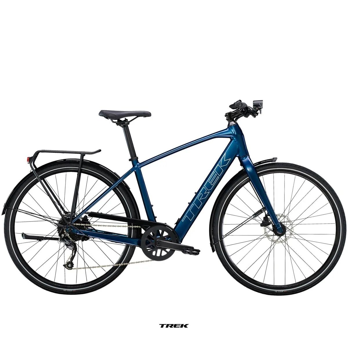 E-City bike TREK FX+ 2 | Satin Mulsanne Blue
