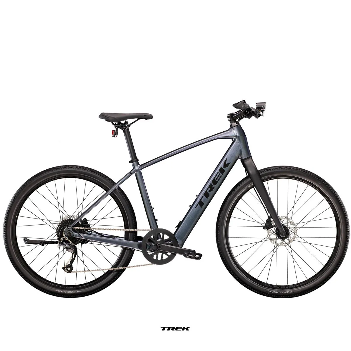 TREK Dual Sport+ 2 Galactic Grey | Електрически градски велосипед