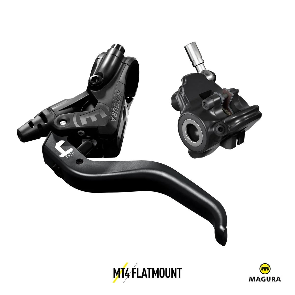MAGURA MT4 Flatmount | Дискова спирачка за велосипед - 2 бутална