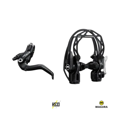 MAGURA HS33 Черни | Челюстни спирачка за велосипед - 4 пръста