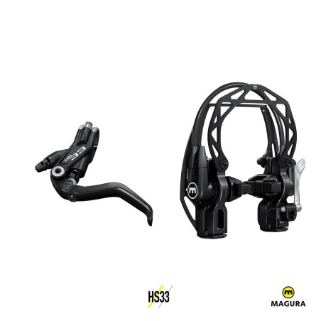 MAGURA HS33 Черни | Челюстни спирачка за велосипед - 2 пръста