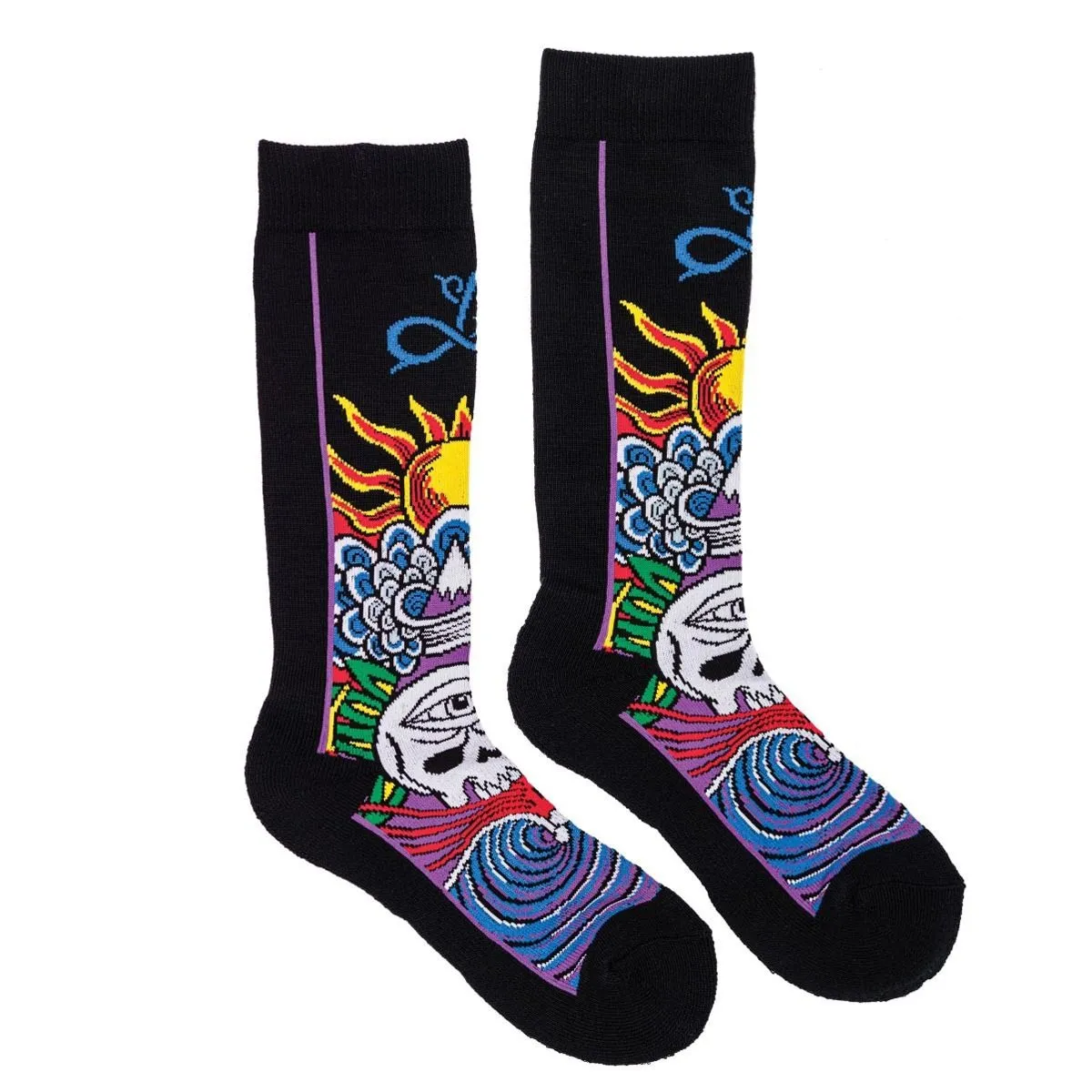 Lib Tech JL SUNRISE RIDING SOCK black | Riding socks