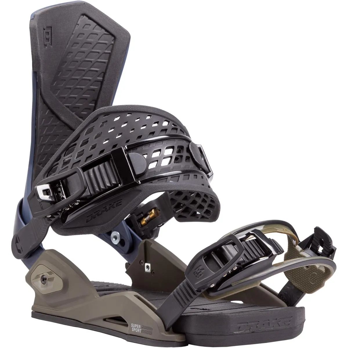 2024 DRAKE SUPER SPORT green forest/deep blue | Men Snowboard Bindings