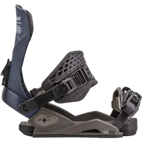 2024 DRAKE SUPER SPORT green forest/deep blue | Men Snowboard Bindings
