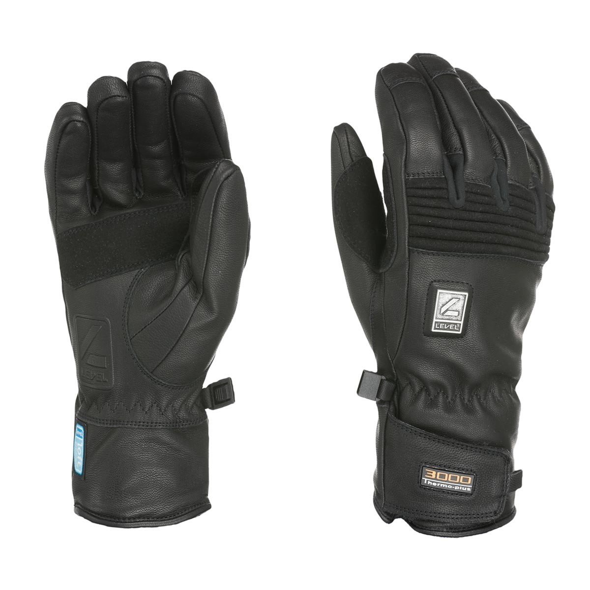 LEVEL ICON Black | Ski / Snowboard gloves
