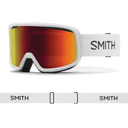 SMITH FRONTIER white | S3 RED SOL-X Mirror | ски & сноуборд маска
