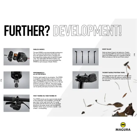 MAGURA VYRON MDS-V.3 seatpost 150 mm travel | 31,6 mm