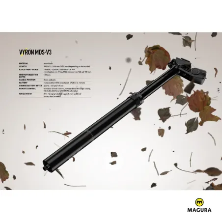 MAGURA VYRON MDS-V.3 seatpost 150 mm travel | 31,6 mm