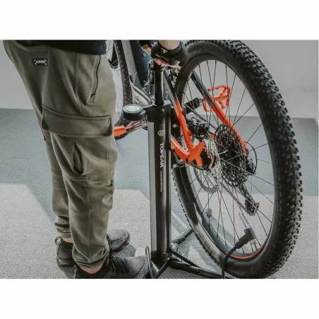 TOPEAK Transformer eUP 2Stage | Крачна помпа със стойка за велосипеди