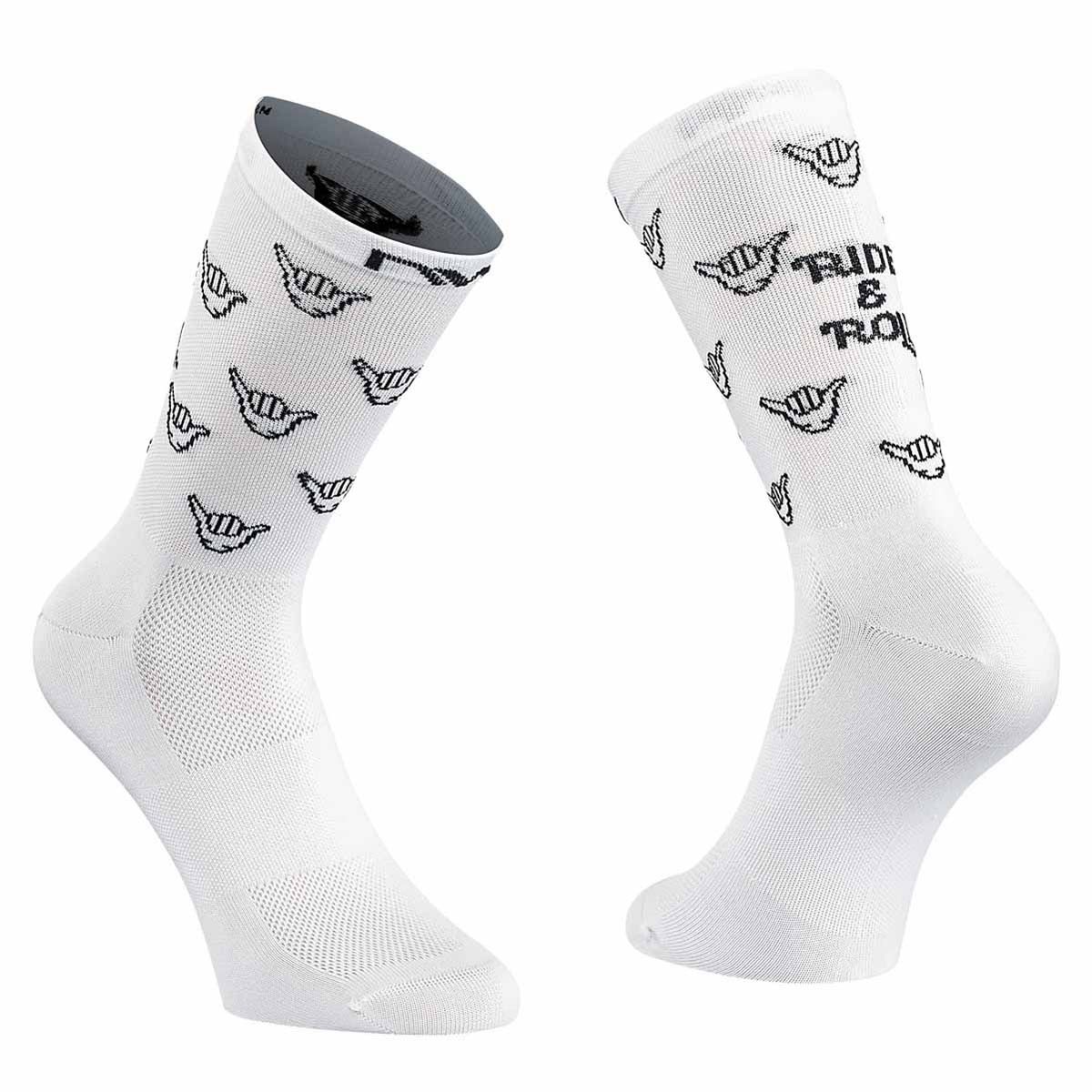 NORTHWAVE RIDE &ROLL white | Дълги чорапи за колоездене NORTHWAVE RIDE &ROLL white | Дълги чорапи за колоездене