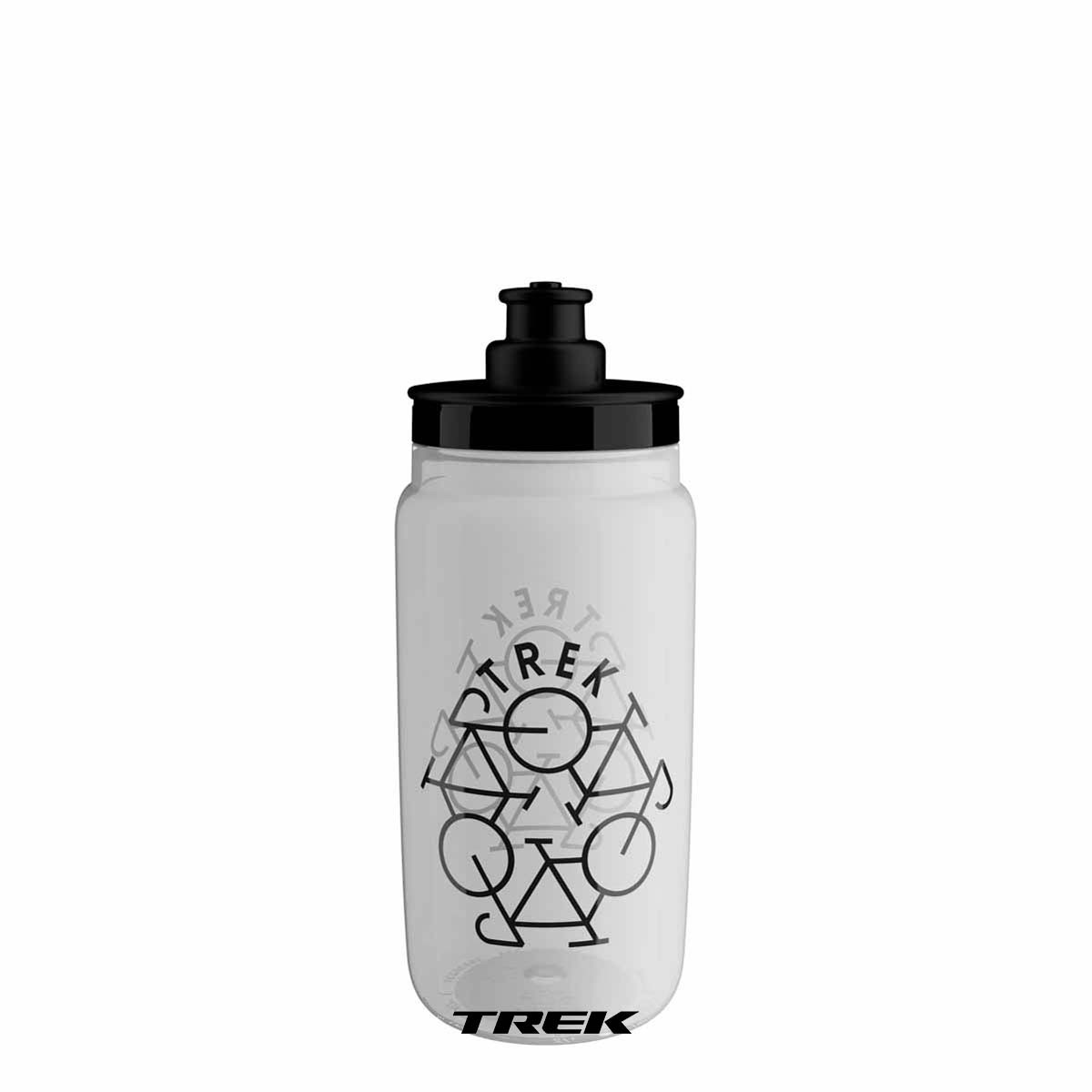 Trek Fly 550ml Water Bottle | Clear/Black