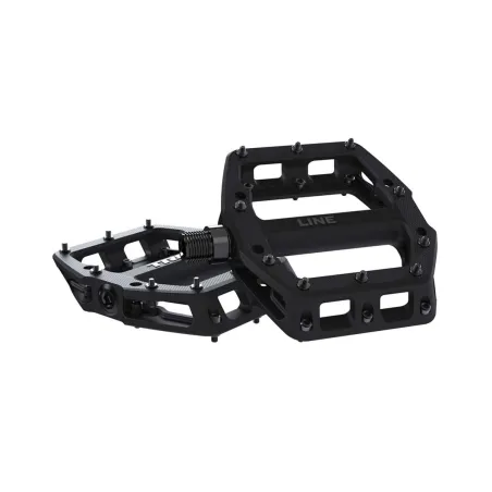 Trek Line Elite Flat Pedal Set | Black Matte