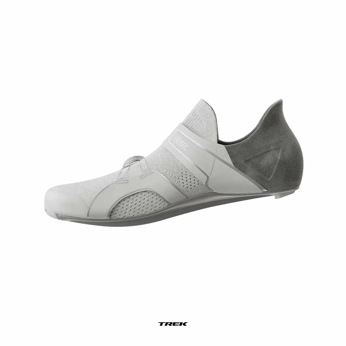 Trek RSL Knit White/Silver | Road cycling shoes