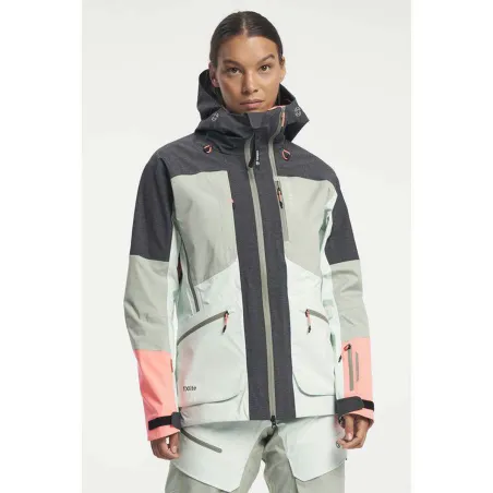 TENSON SKI TOURING SHELL JACKET WOMEN Light Green | SNOW JACKETS