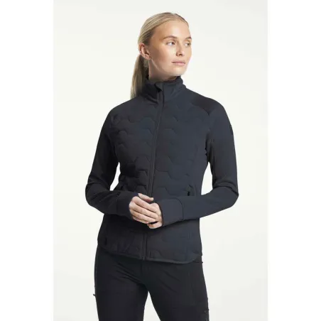 TENSON TXLITE HYBRID MIDLAYER ZIP WOMAN Black | Хибридно междинно яке с цип