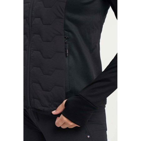 TENSON TXLITE MIDLAYER HOODIE ZIP MEN Black | Хибридно междинно яке с цип