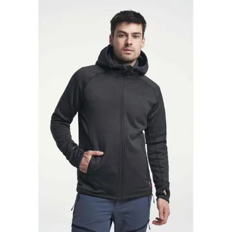 TENSON TXLITE MIDLAYER HOODIE ZIP MEN Black | Полар с цип