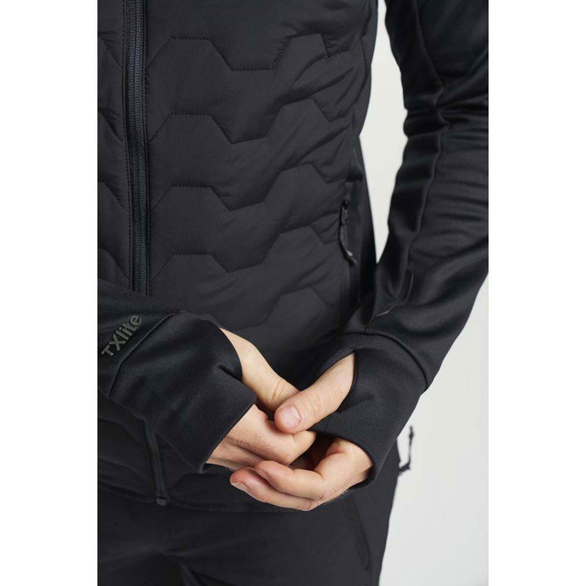 TENSON TXLITE HYBRID MIDLAYER ZIP MEN Black | Men Outdoor Midlayers & Hoodies