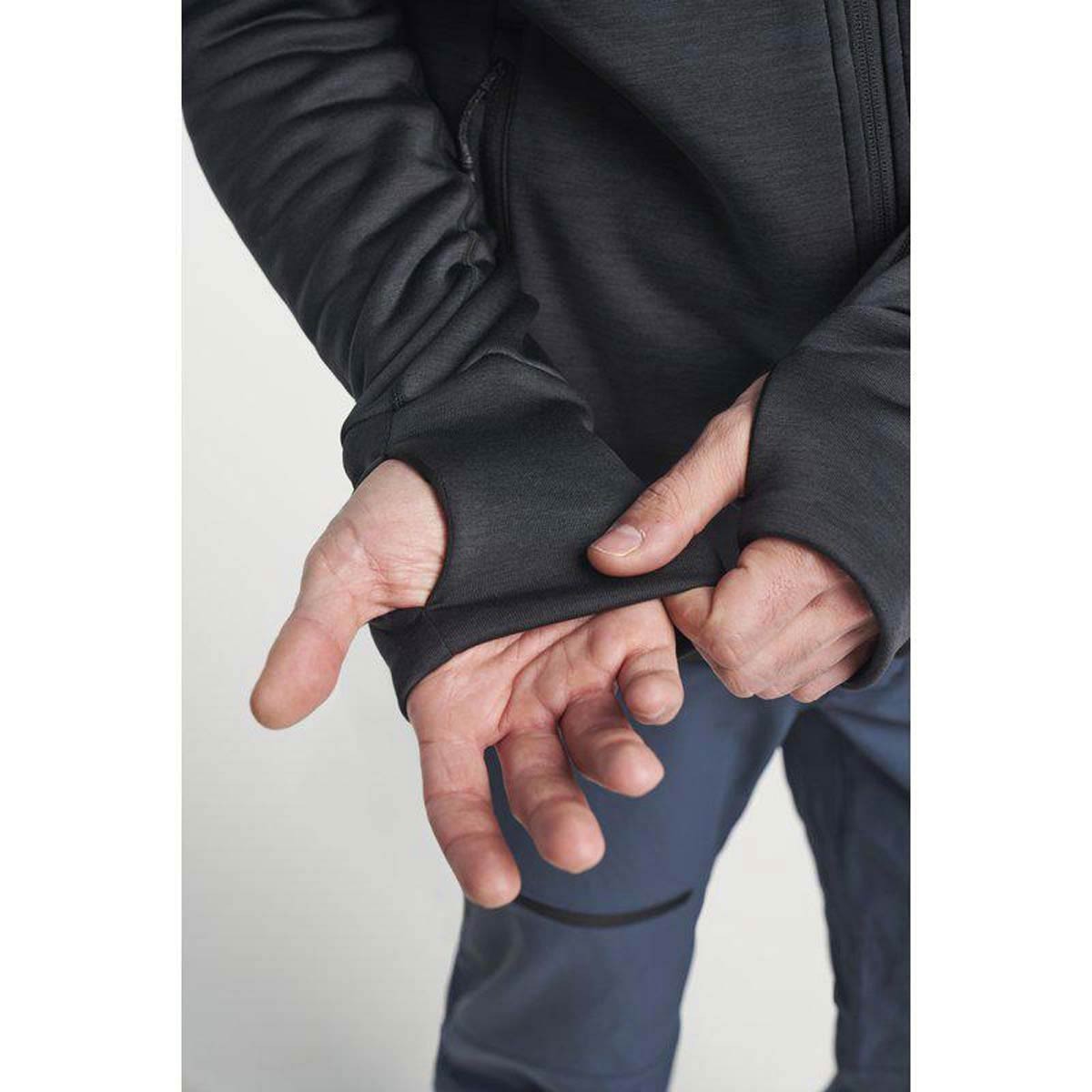 TENSON TXLITE MIDLAYER HOODIE ZIP MEN Black | OUTDOOR HOODIE