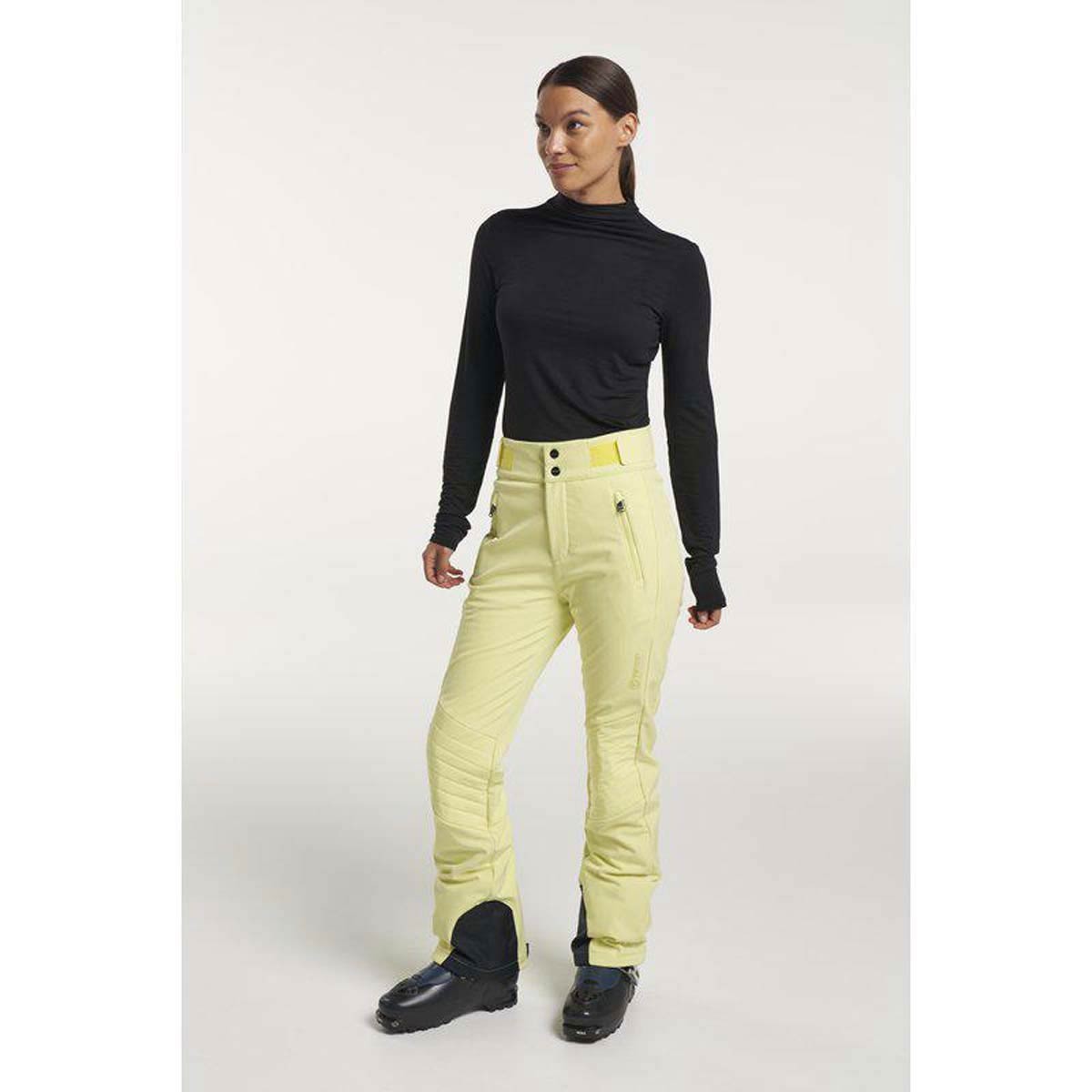TENSON GRACE SOFTSHELL SKI PANTS WOMAN Light Yellow  | Зимен ски/сноуборд панталон