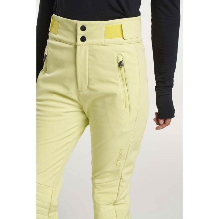 TENSON GRACE SOFTSHELL SKI PANTS WOMAN Light Yellow  | SNOW PANTS