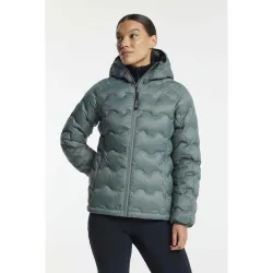 TENSON TXLITE SHIBUI HOOD DOWN PUFFER WOMAN Grey Green | HIKING AND TREKKING JACKETS