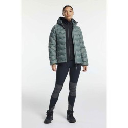TENSON TXLITE SHIBUI HOOD DOWN PUFFER WOMAN Grey Green | Зимно ски/сноуборд яке
