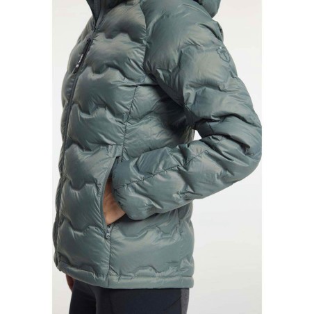 TENSON TXLITE SHIBUI HOOD DOWN PUFFER WOMAN Grey Green | HIKING AND TREKKING JACKETS