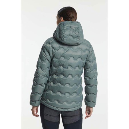 TENSON TXLITE SHIBUI HOOD DOWN PUFFER WOMAN Grey Green | HIKING AND TREKKING JACKETS