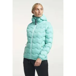 TENSON TXLITE SHIBUI HOOD DOWN PUFFER WOMAN Light Turqouise | HIKING AND TREKKING JACKETS