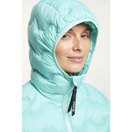 TENSON TXLITE SHIBUI HOOD DOWN PUFFER WOMAN Light Turqouise | HIKING AND TREKKING JACKETS