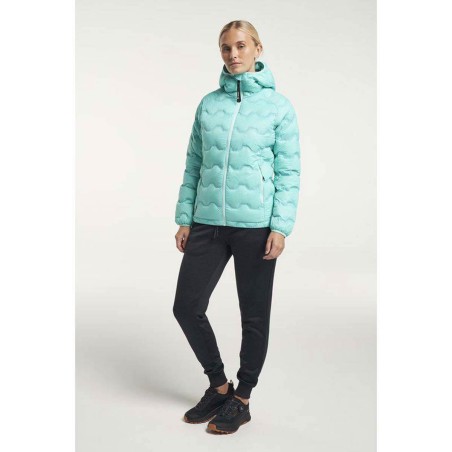 TENSON TXLITE SHIBUI HOOD DOWN PUFFER WOMAN Light Turqouise | HIKING AND TREKKING JACKETS
