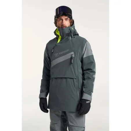 TENSON AERISMO JACKORAK MEN Grey Green | Зимно ски/сноуборд яке