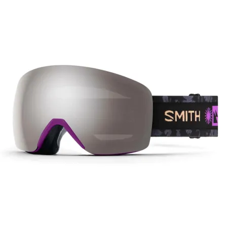 SMITH SKYLINE vivid violet | S3 CHROMAPOP Sun Platinum Mirror | ски & сноуборд маска