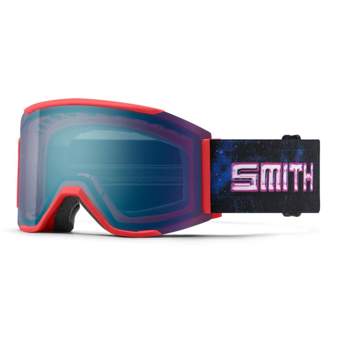 SMITH SQUAD MAG wild child chrome dome | S2 CHROMAPOP Everyday Blue Mirror | ски & сноуборд маска
