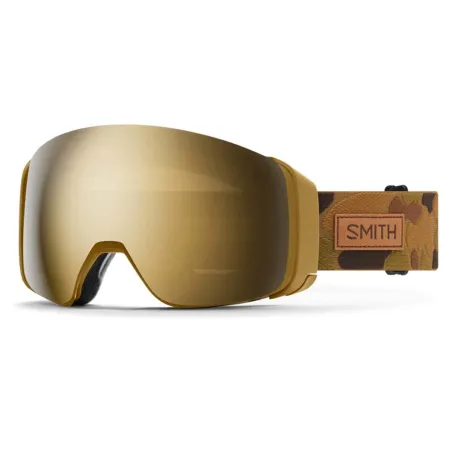 SMITH 4D MAG pow hunter | S3 CHROMAPOP Sun Gold Mirror | ски & сноуборд маска