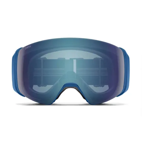 SMITH 4D MAG true blue glitch | S2 CHROMAPOP Everyday Blue Mirror | ski & snowboard goggle
