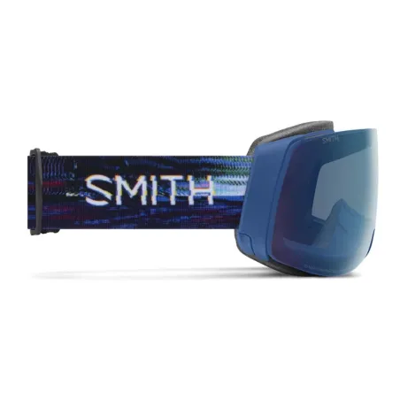 SMITH 4D MAG true blue glitch | S2 CHROMAPOP Everyday Blue Mirror | ски & сноуборд маска