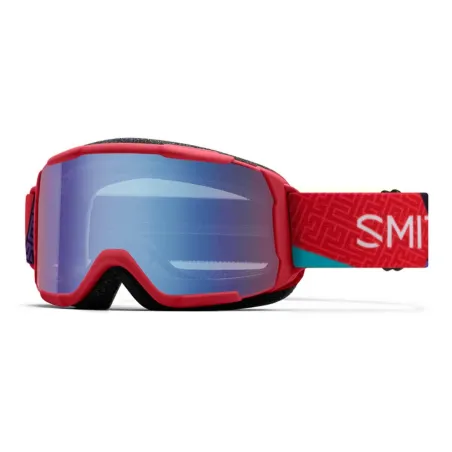 SMITH DAREDEVIL crimson a-maze-zing | S2 BLUE Sensor Mirror | ски & сноуборд маска